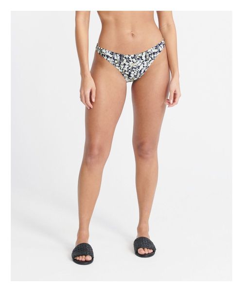 Superdry Crest Logo Fixed Tri Bikini Bottom - Women's Womens Swimwear