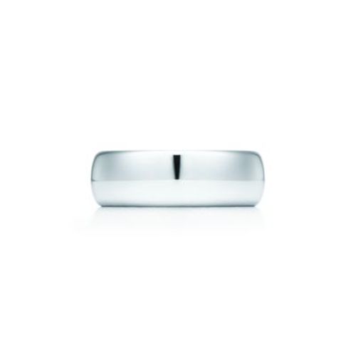 Tiffany Forever Wedding Band Ring in Platinum, 3 mm Wide