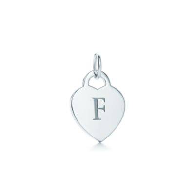 Alphabet heart tag letter
