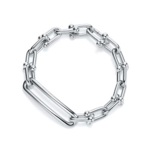 Tiffany HardWear Elongated Link Bracelet in Sterling Silver - Size Medium