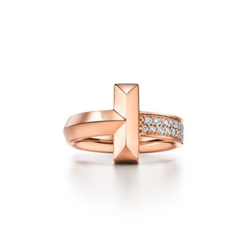 Tiffany T T1 Ring in Rose...