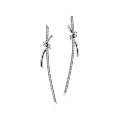 Tiffany Knot Drop Earrings in...