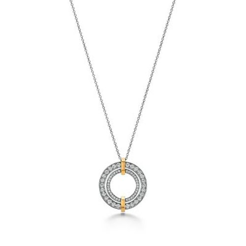 Tiffany Edge Circle Pendant...