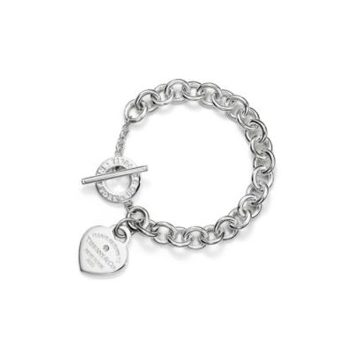 Return to Tiffany® Heart Tag Bracelet in Silver