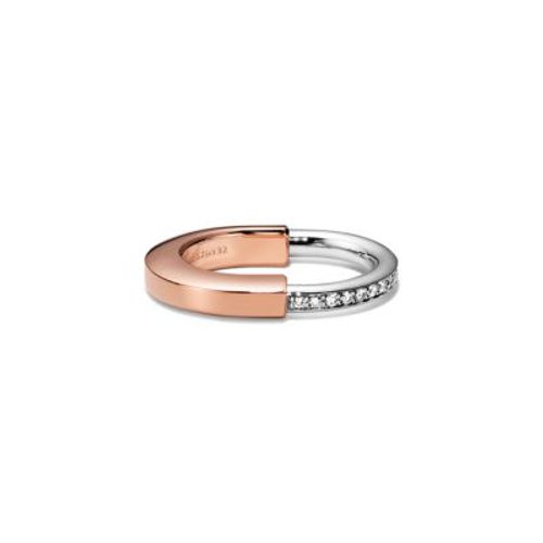 Tiffany Lock Ring in Rose and...