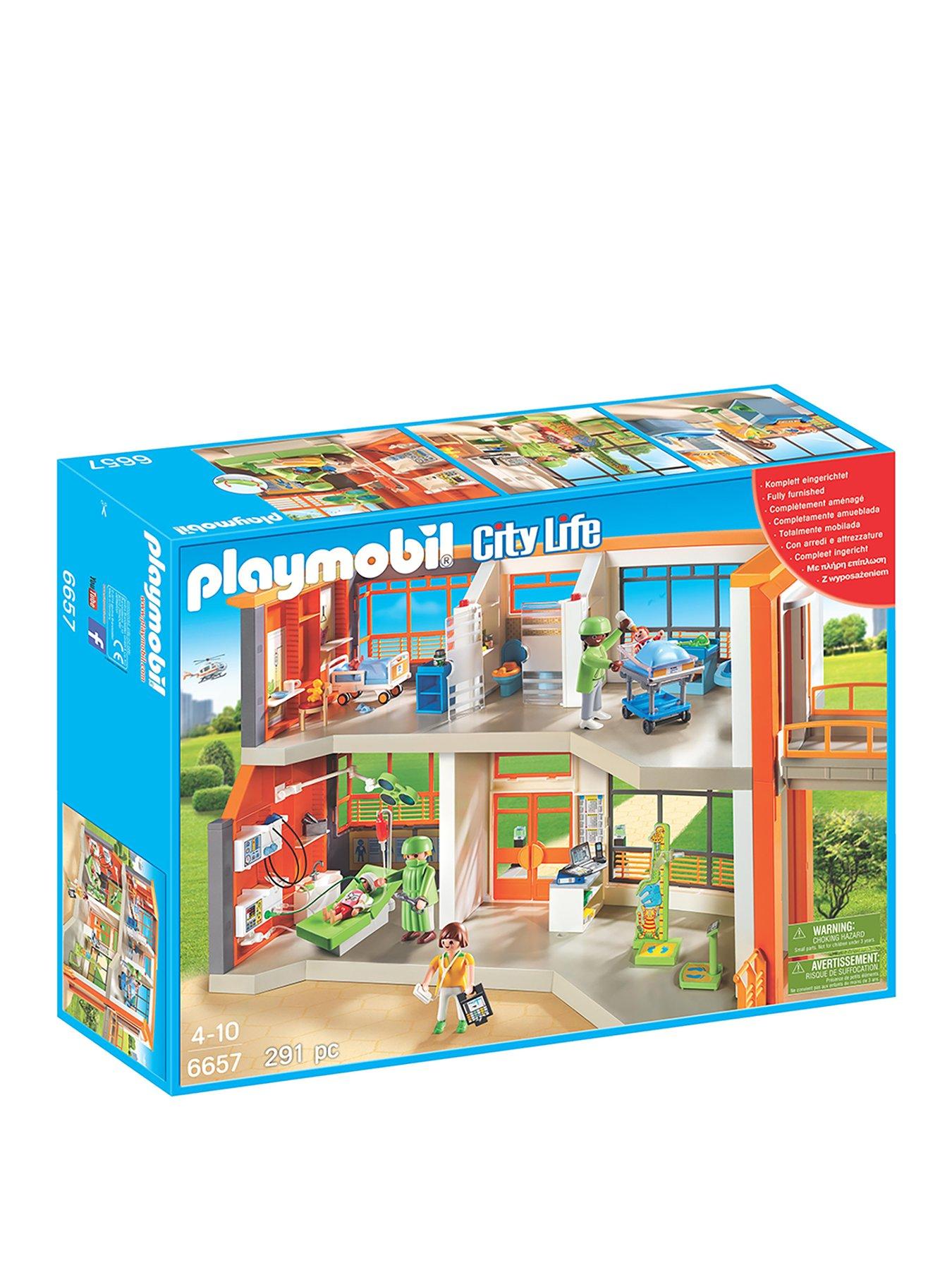 Playmobil 6657 City Life Furnished Children S Hospital Compare