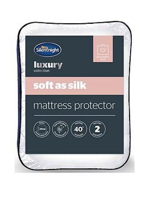 Silentnight Luxury Collection Soft As Silk Mattress Protector