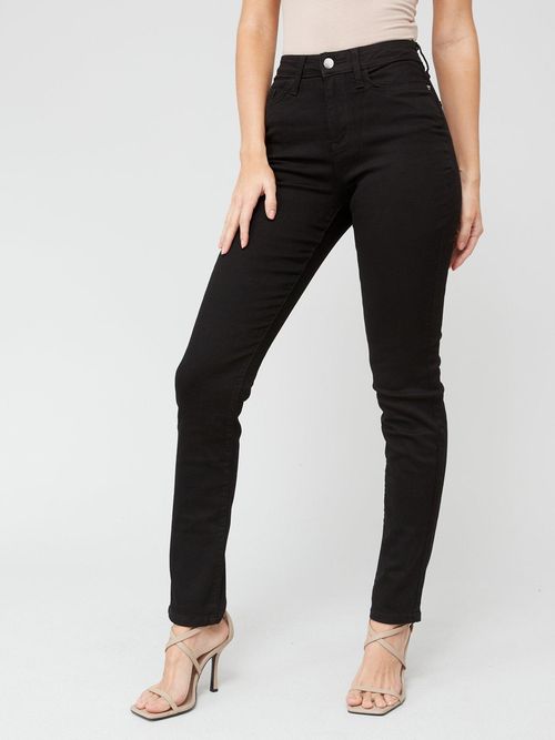 Everyday Petite Ponte Slim Leg Trousers - Black