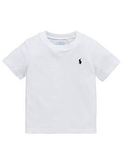 Ralph Lauren Baby Boys Classic Short Sleeve T-Shirt - White