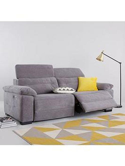 Bowen Fabric 3 Seater Power...