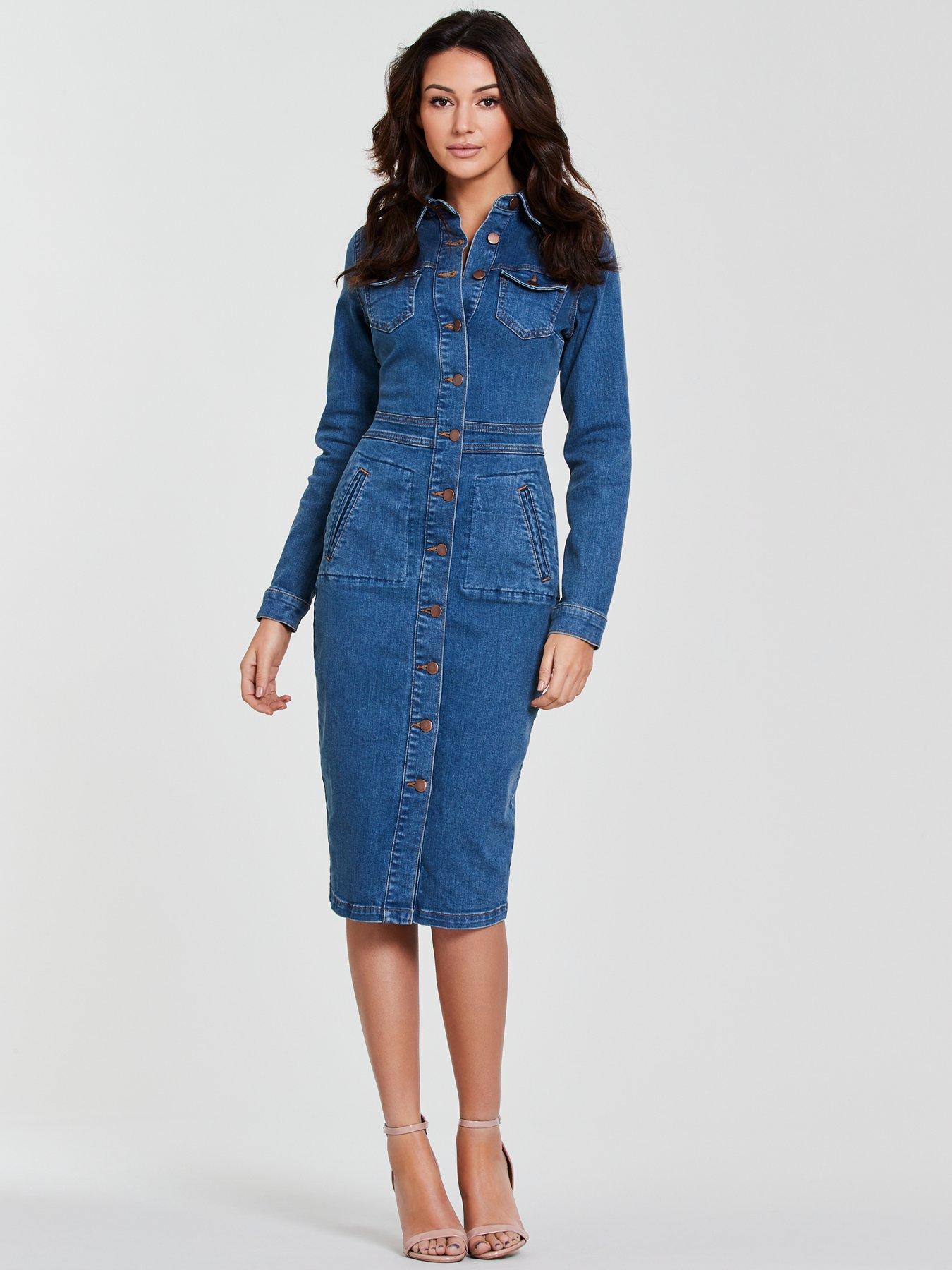 denim bodycon