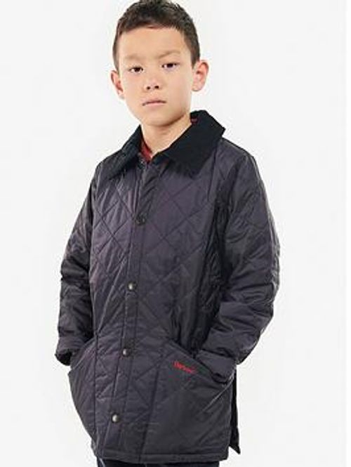 Barbour Boys Classic Liddesdale Quilt Jacket - Navy