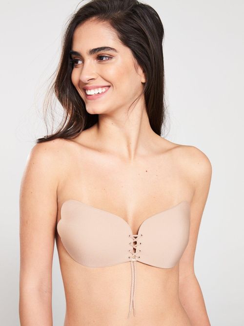 Ana Plunge Bra - Nude