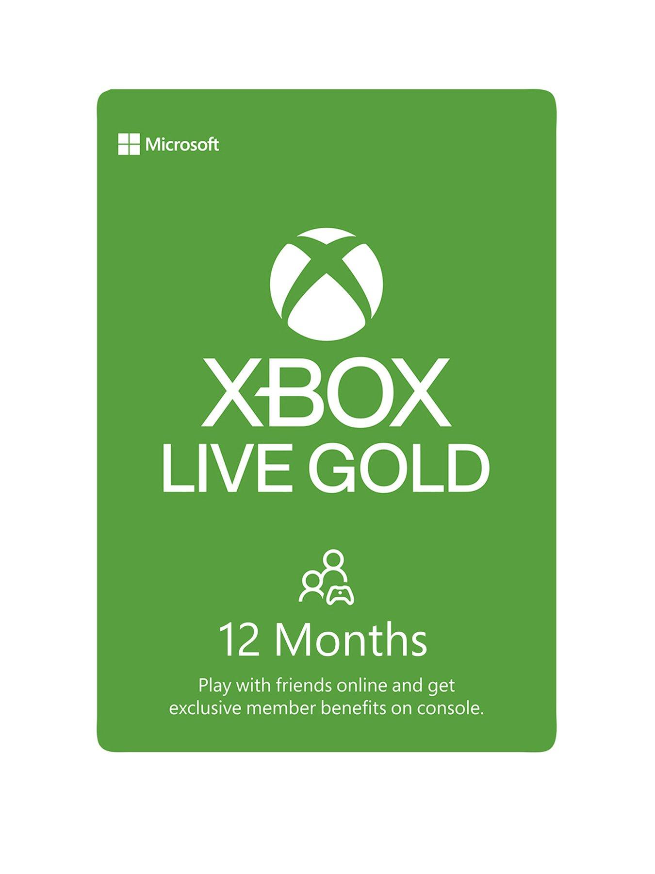 Xbox live hot sale 6 month uk