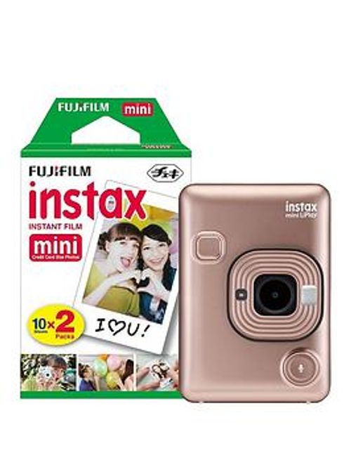 Fujifilm Instax Instax Mini Liplay Hybrid Instant Camera With Optional 20 Shots  - + 20 Film Pack