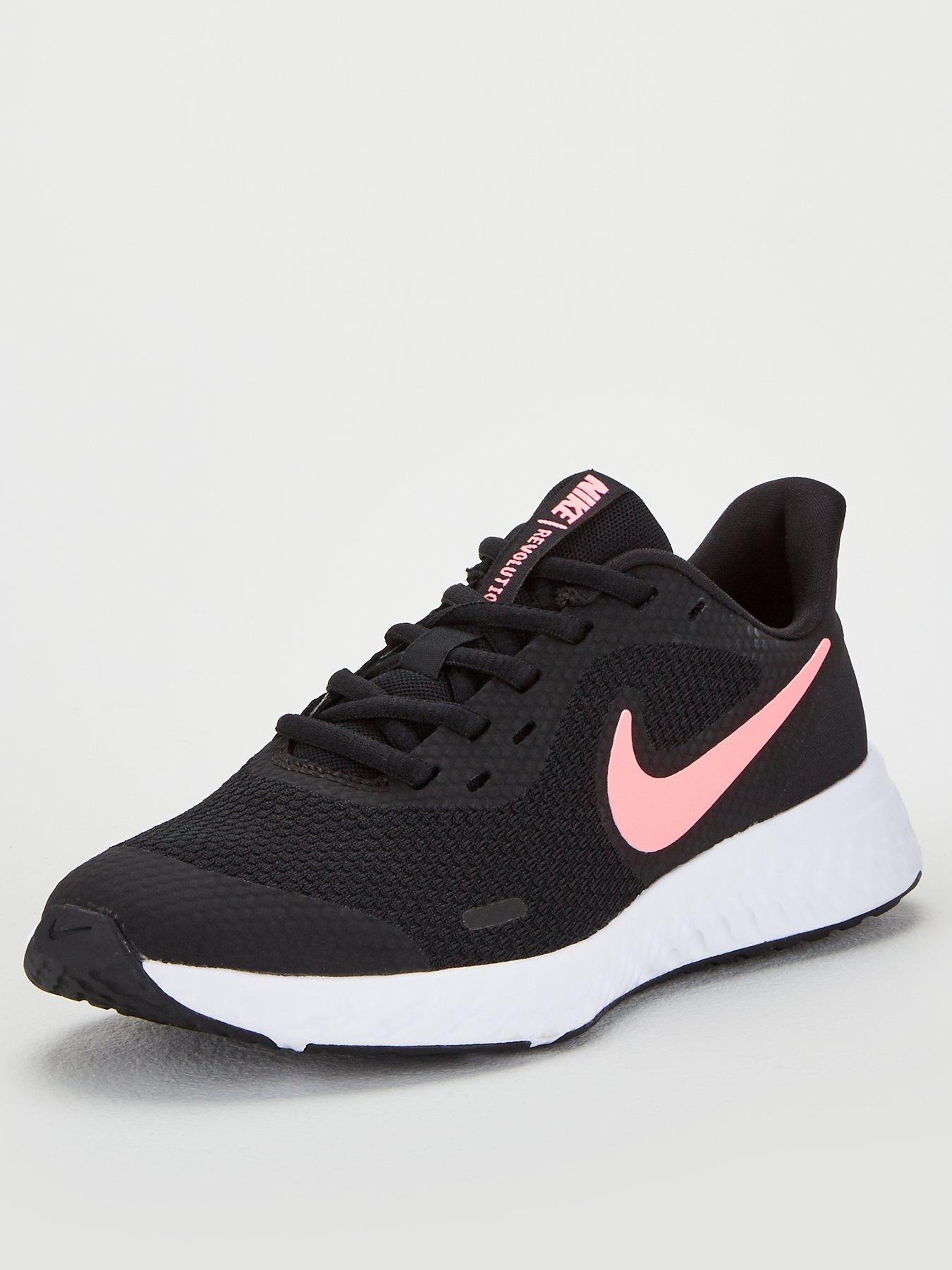 nike revolution 5 black pink