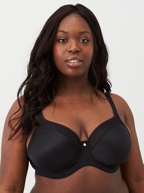 Elomi Smooth Underwired Moulded Bra - Black, £42.00