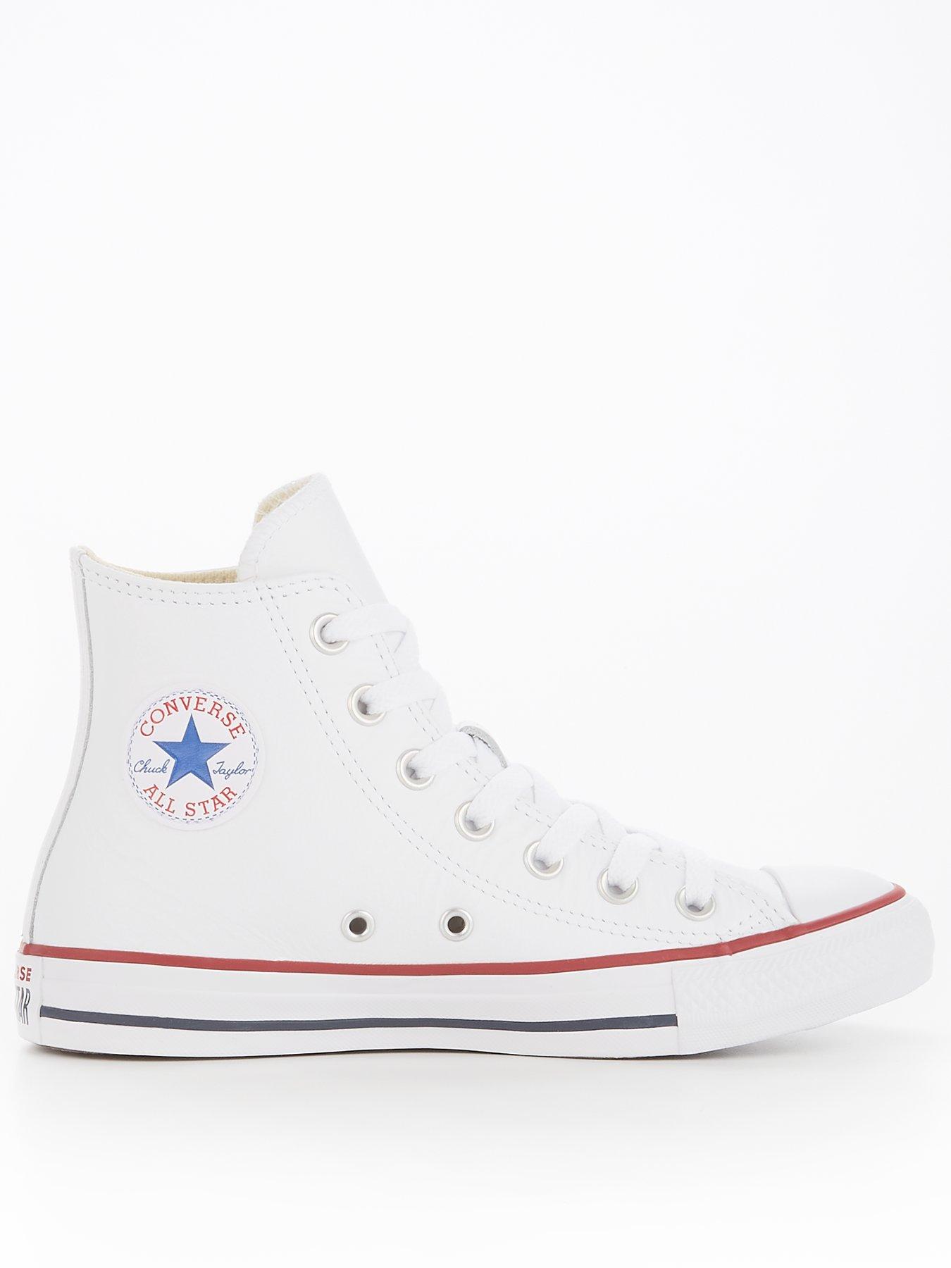 Ladies leather store converse