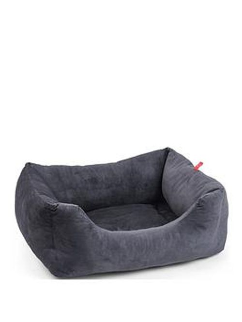 Zoon Velour Square Dog Bed -...