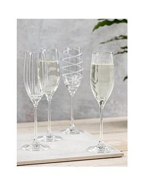 Mikasa Cheers Flute Glasses...