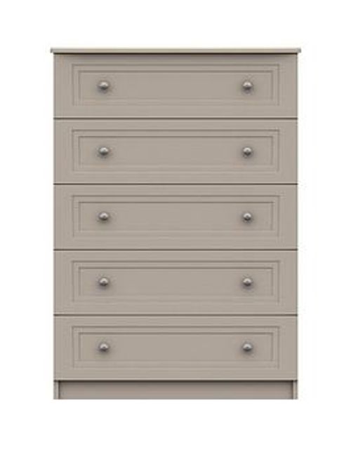 One Call Reid Ready Assembled 5 Drawer Chest