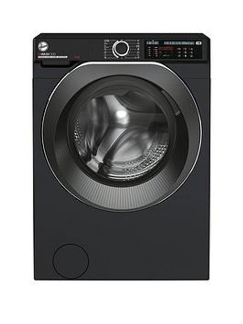 Hoover H-Wash 500 Hw 411Ambcb/1-80 11Kg Load, 1400 Spin Washing Machine - Black, With Wifi Connectivity - A Rated