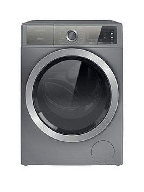 Hotpoint Gentlepower H8W946Sbuk 9Kg Load, 1400Rpm Spin Washing Machine - Graphite