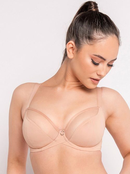 Curvy Kate Victory Wild Balcony Bra - Black/Blush