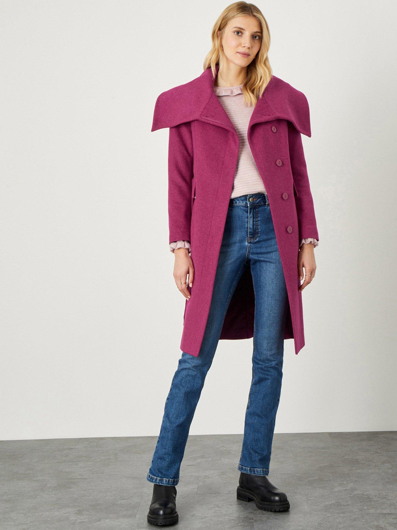 monsoon purple coat