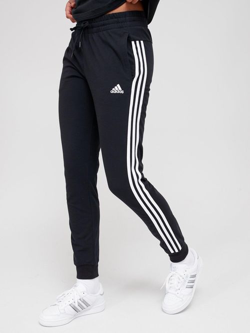 adidas Sportswear Womens 3 Stripe Leggings - Black/Pink