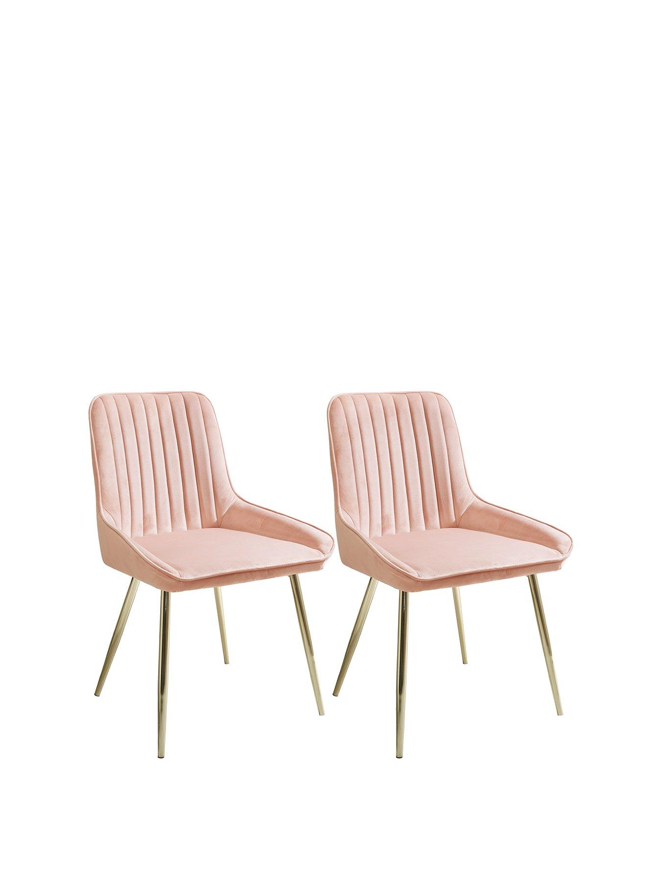 Alisha brass legged dining cheap chairs
