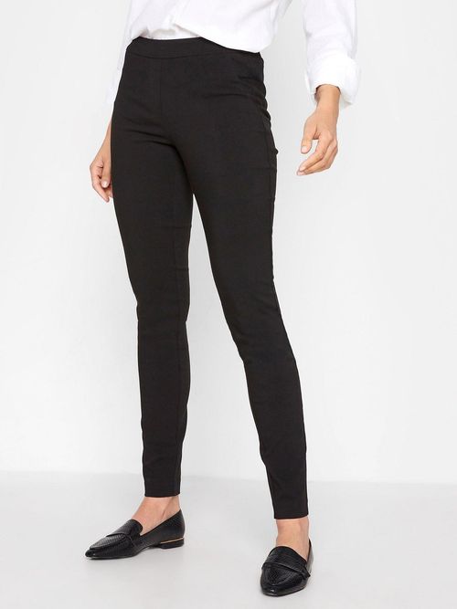 Long Tall Sally Black Cotton Stretch Leggings