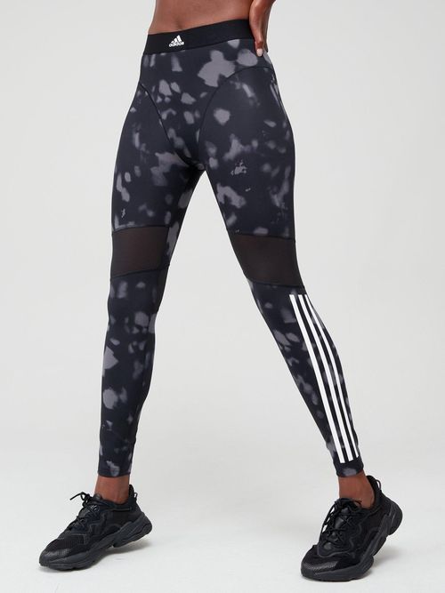 adidas Hyperglam Printed 7/8 Leggings - Grey, Women's Training