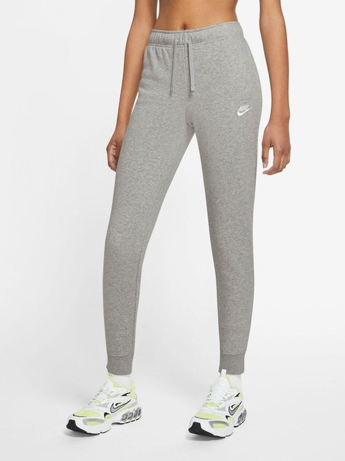 Nike NSW Club Fleece Mid Rise Tight Joggers - Black/White