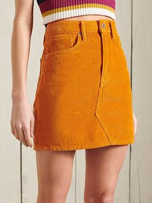 Superdry Cord Mini Skirt -...