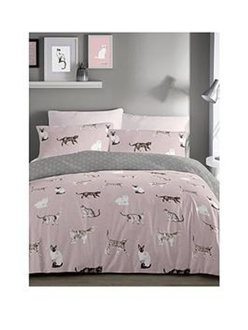 Fusion Cats Duvet Cover Set -...