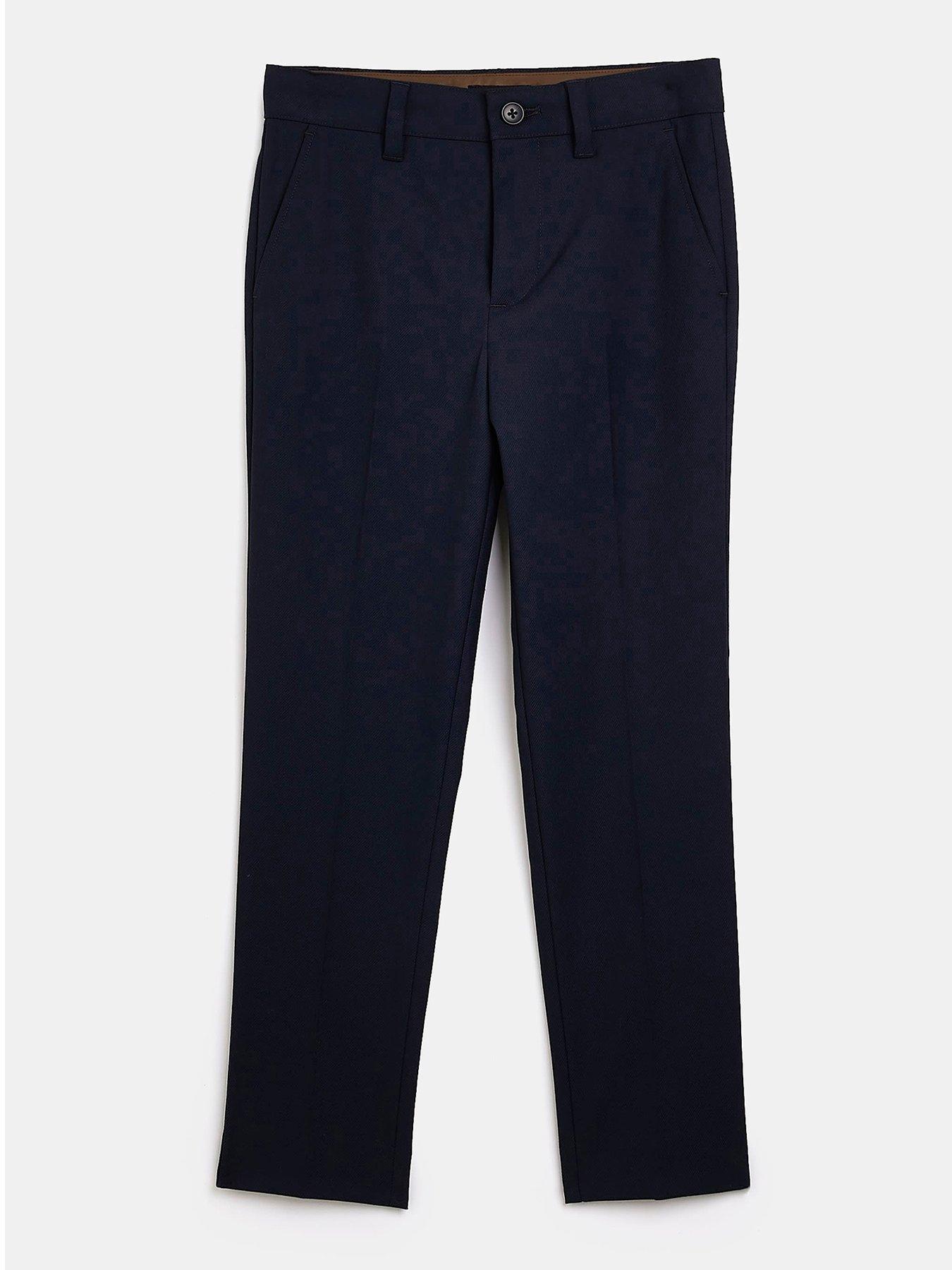 River Island suit pants in blue | ASOS