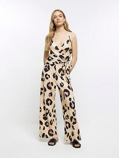 River Island Wrap Jumpsuit -...