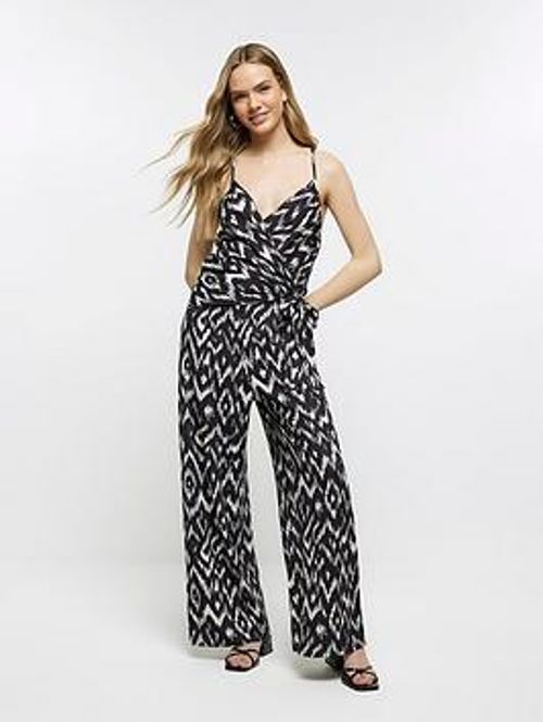 River Island Wrap Jumpsuit -...