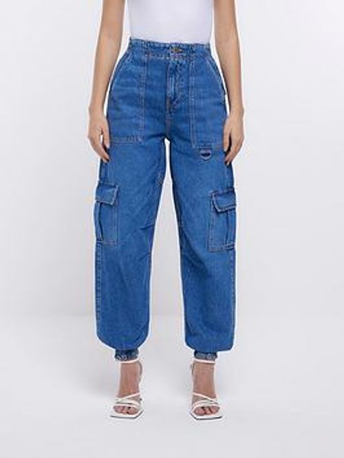 River Island Cargo Jeans - Denim