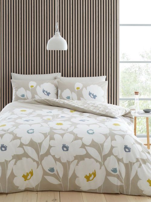 Catherine Lansfield Boho Patchwork Duvet Cover Set - Blue