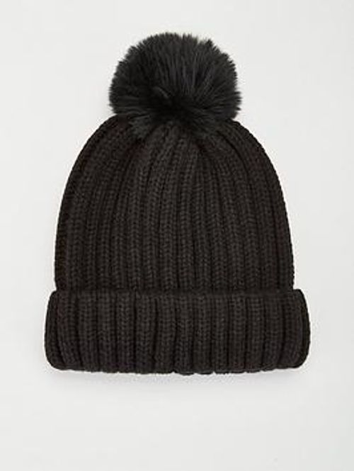 Everyday Kids Pom Hat - Black