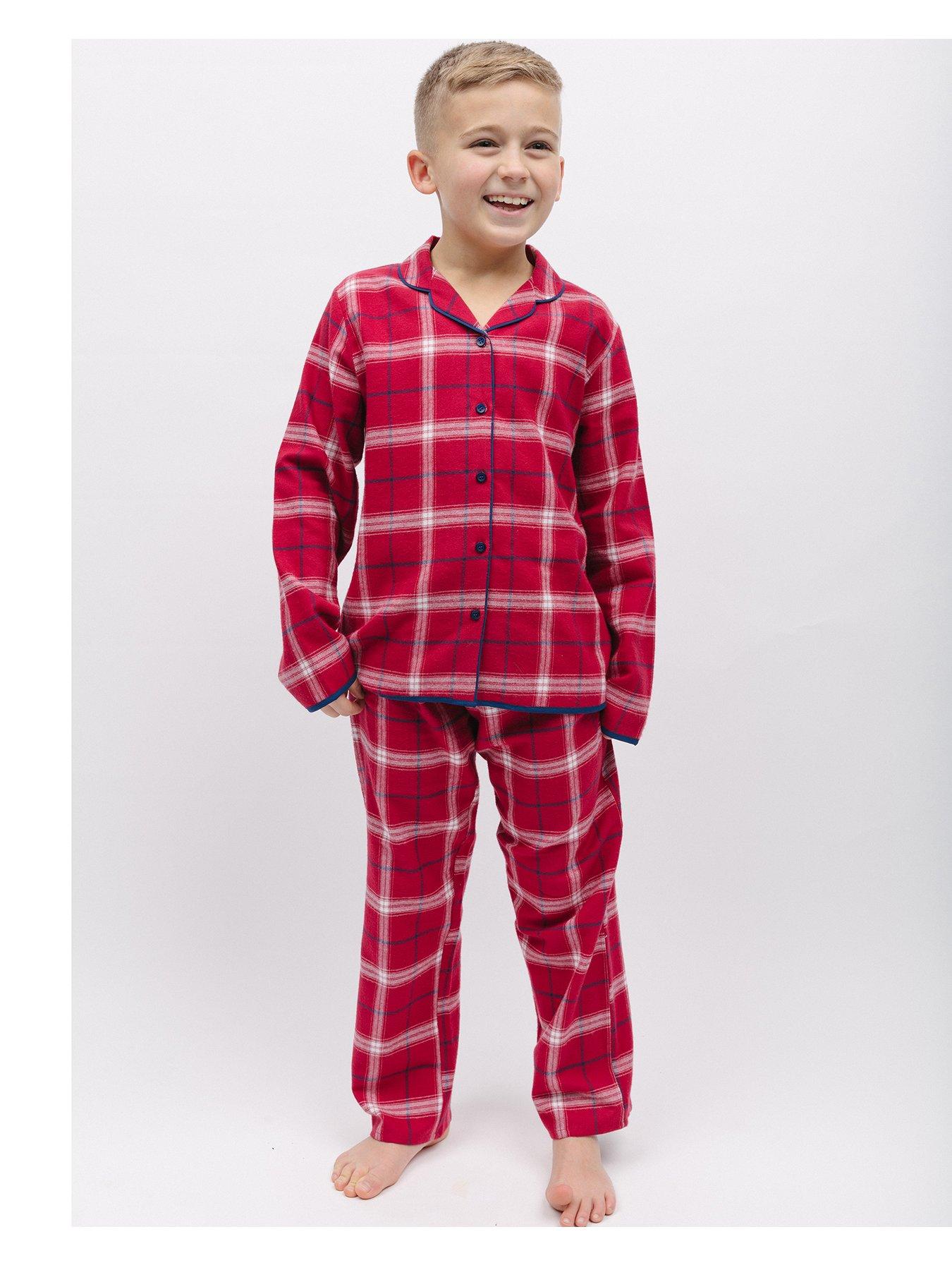 Monsoon Unisex Kids Christmas Jersey Pyjamas Red Compare
