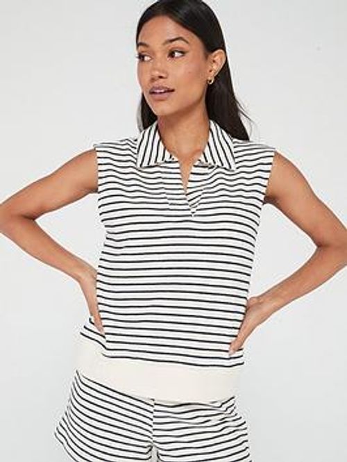 V By Very Stripe Collar...