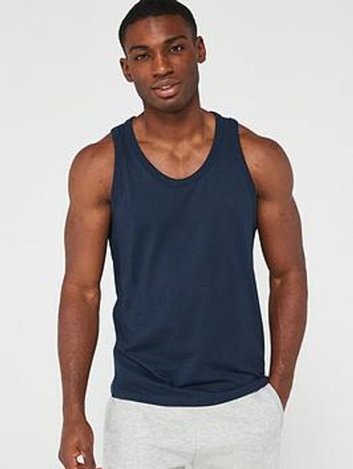 Everyday Jersey Vest - Navy