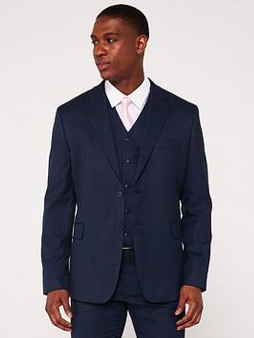 Very Man Check Suit Jacket -...