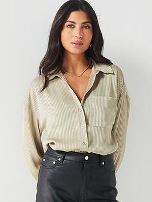 V By Very Satin Stripe Shirt