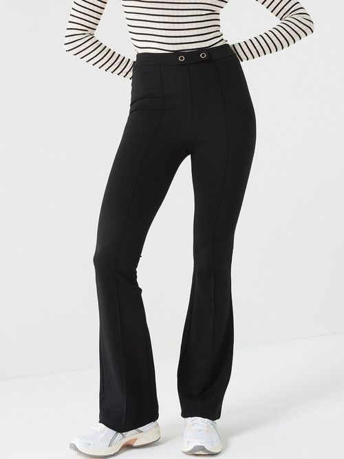 V by Very Ponte Skinny Trousers - Black