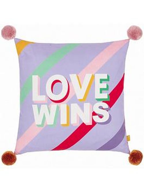 Furn Pom Pom Love Wins Cushion