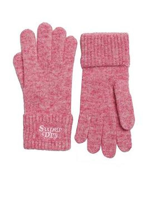 Superdry Rib Knit Glove - Pink